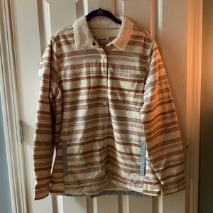 Orvis‎ Women’s Multicolor Sherpa Lined Shacket